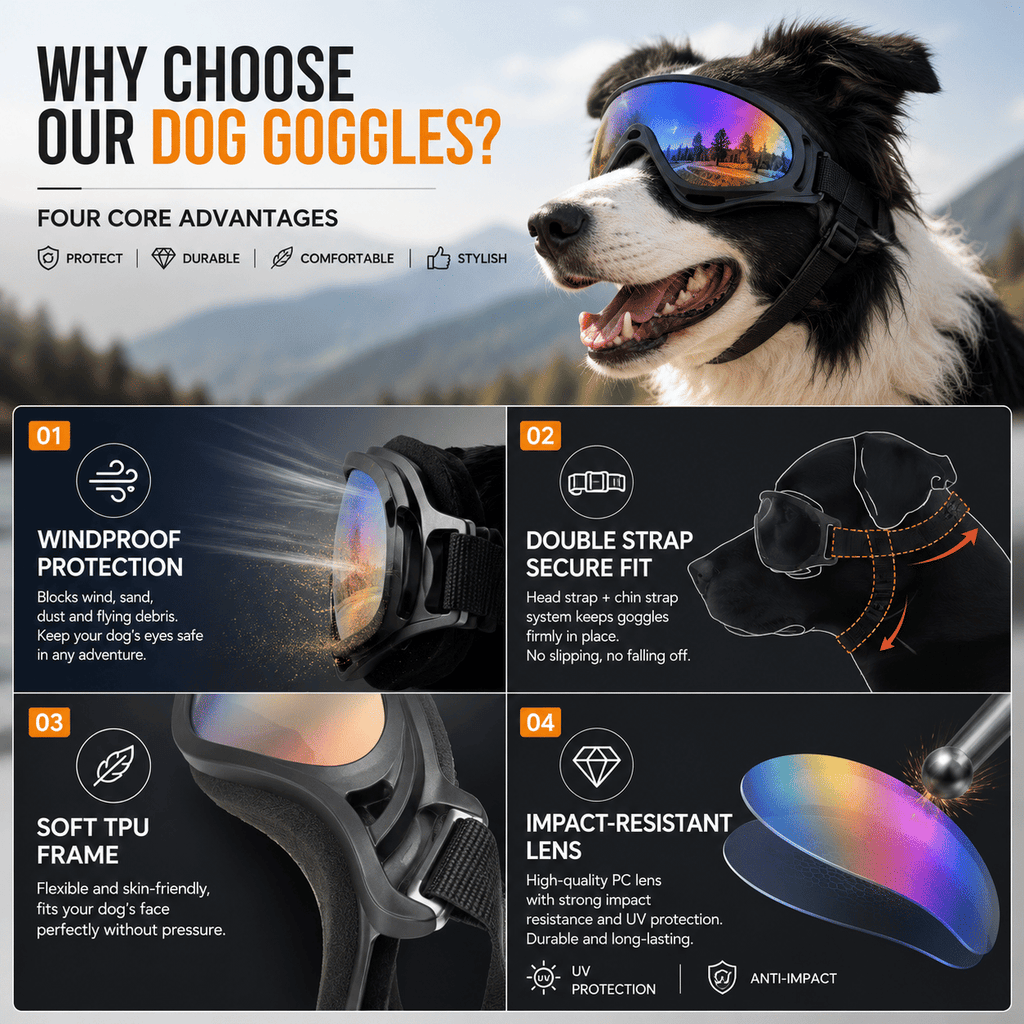 Trail Vision Dog Goggles