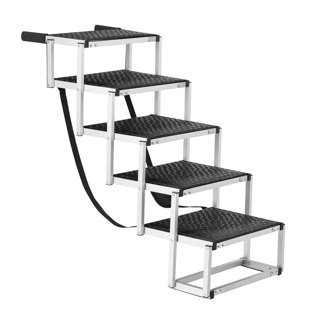 Summit Reach Aluminum Dog Car Steps – 5-Step