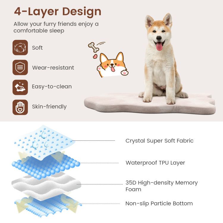Trailrest Orthopedic Memory Foam Dog Bed
