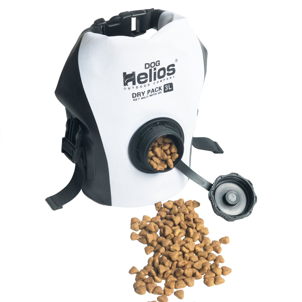 Helios Grazer waterproof dog food bag for trail-day feeding