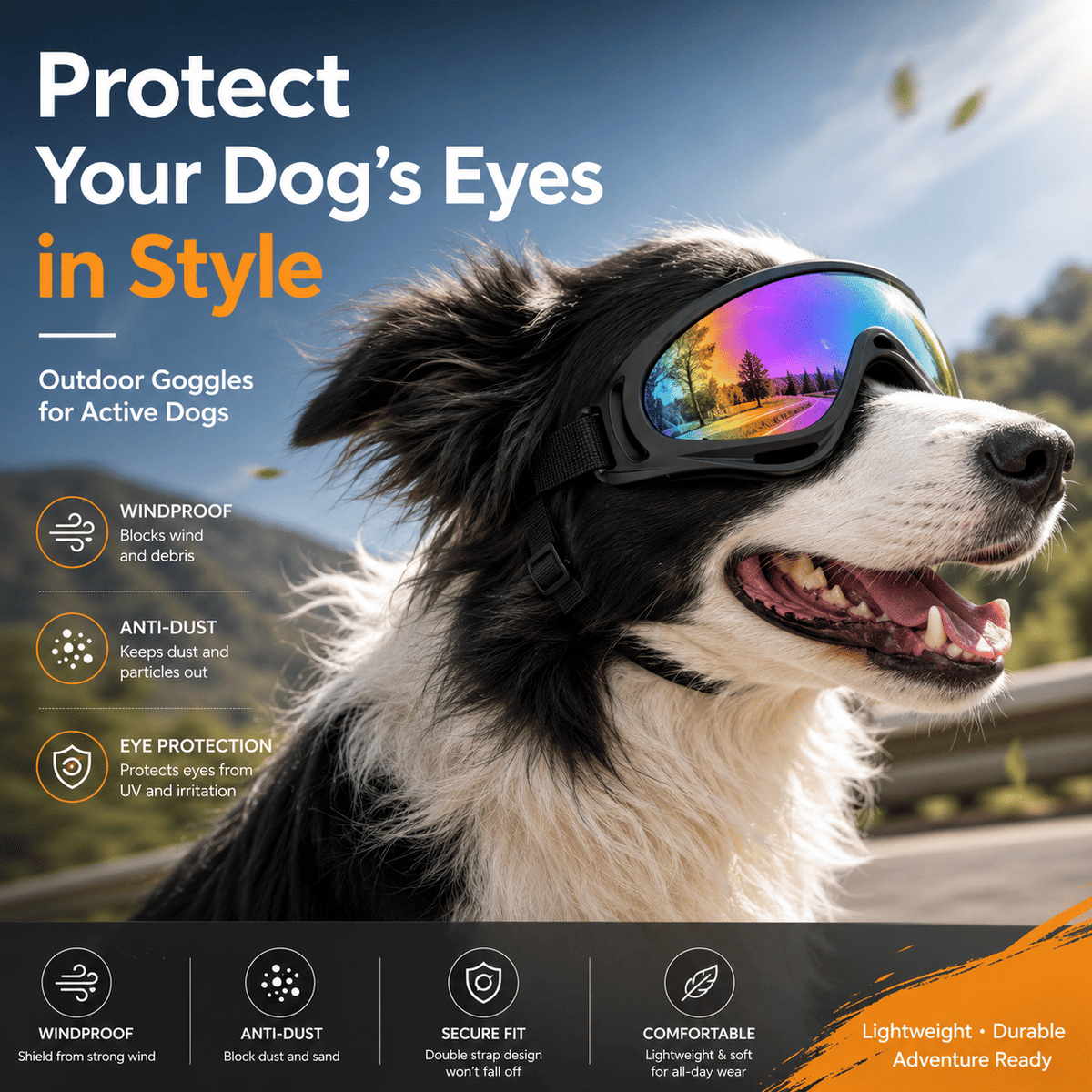 Trail Vision Dog Goggles