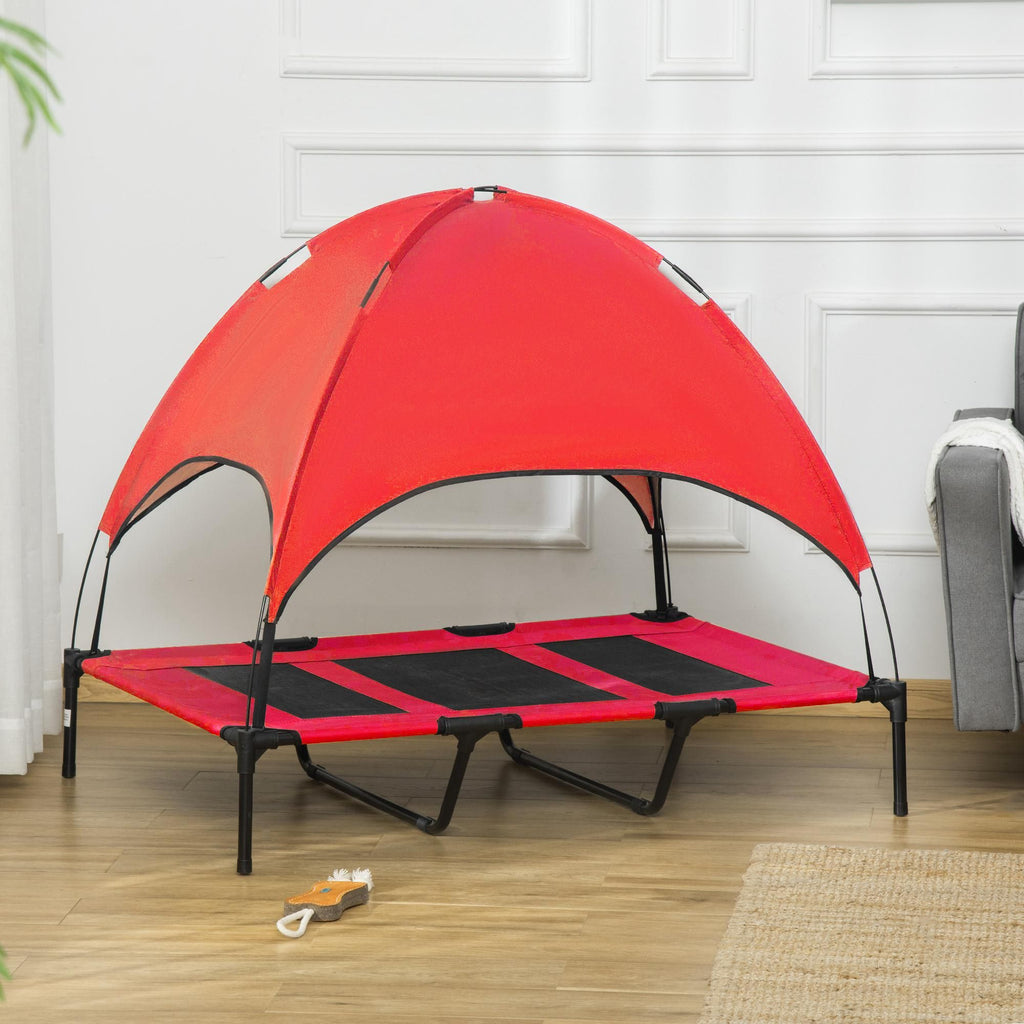 Elevated Dog Cot with UV Canopy