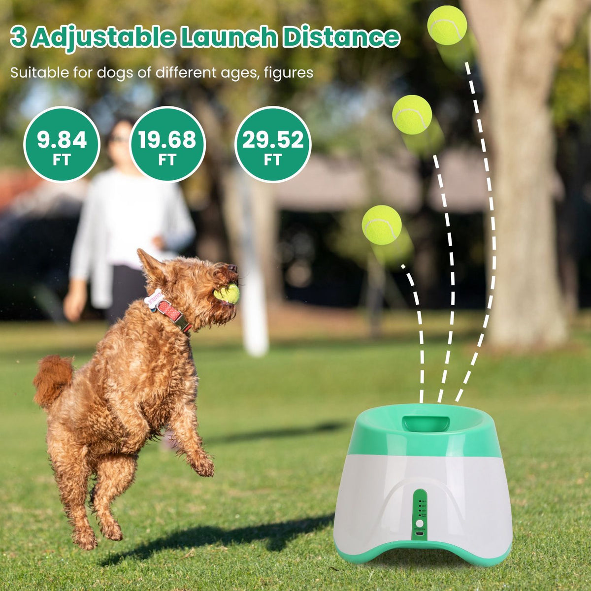 Fetch & Field Automatic Dog Ball Launcher