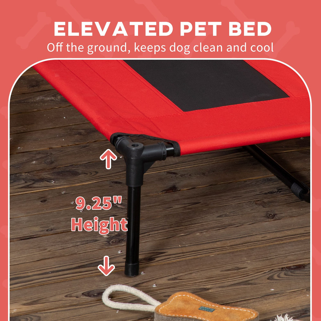 Elevated Dog Cot with UV Canopy